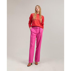 Pantaloni a gamba larga Iron Mark con cintura