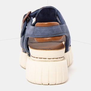 Sandalias 1882 NOBUCK OCEAN/ MADEIRA color Ocean