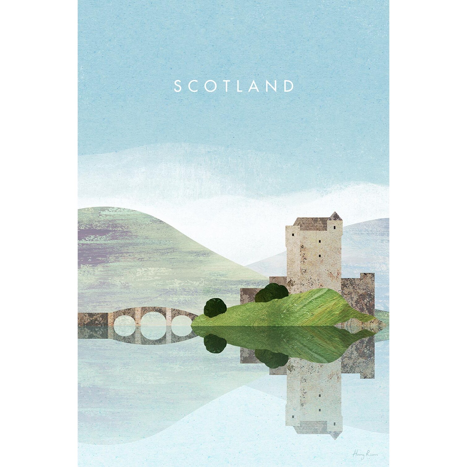 Tableau paysage ecosse  Tableau alu Dibond