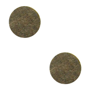 Ensemble de 24 Patins adhésifs en feutre diamètre 22 mm par 12 Fackelmann
