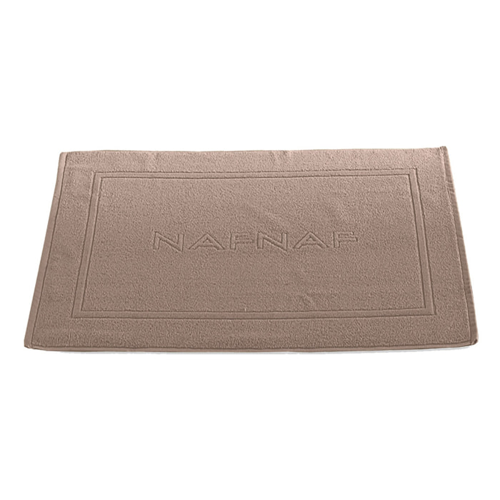 Alfombra de baño CASUAL arena 50x80 cm - 100% algodón -