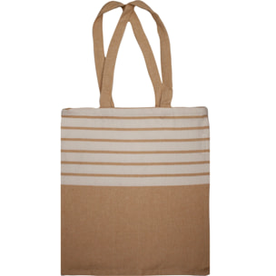 TELO MARE FOUTà CON FRANGE E CON BORSA COLORE BEIGE