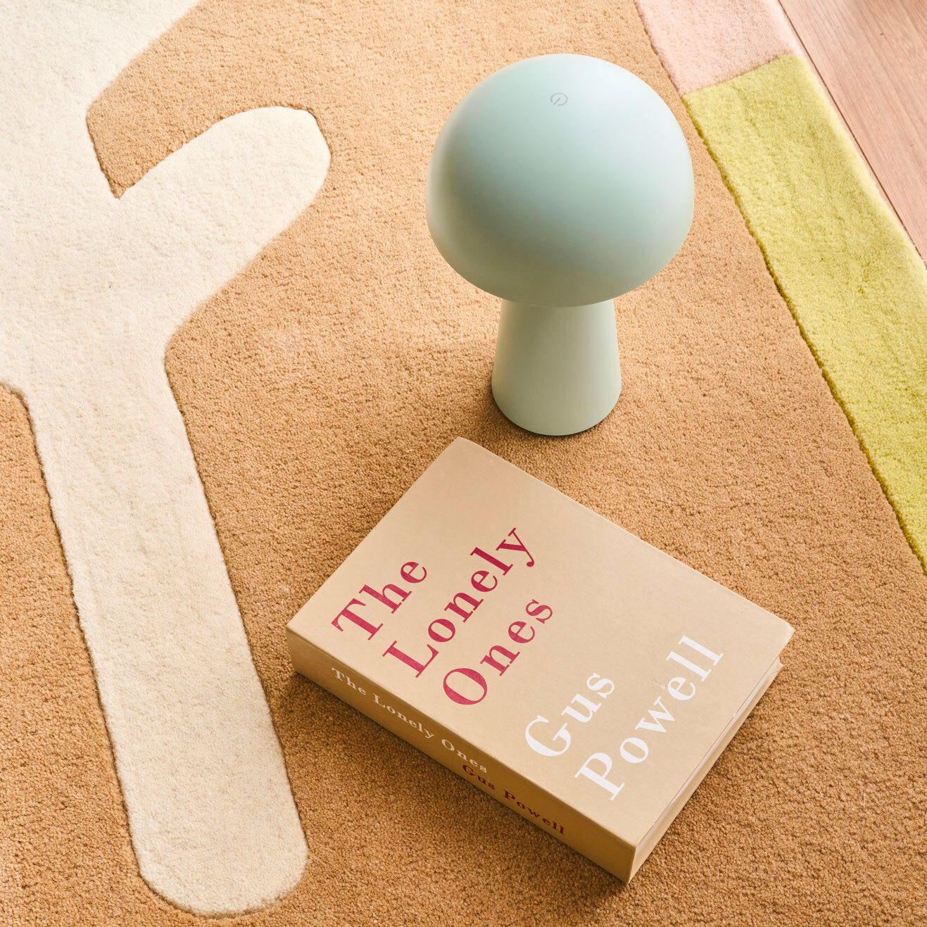 PANTONE - Tapis en laine fait main RAYON TENDRE à motif aztèque