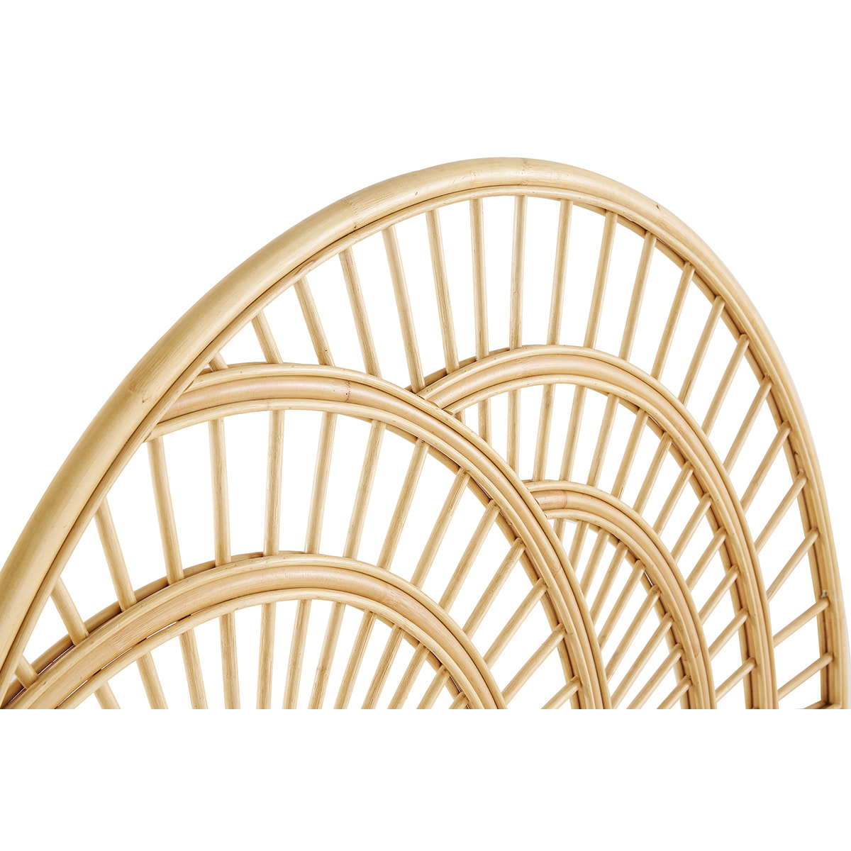 Tête de lit déco en rotin naturel L160 cm SUNNY