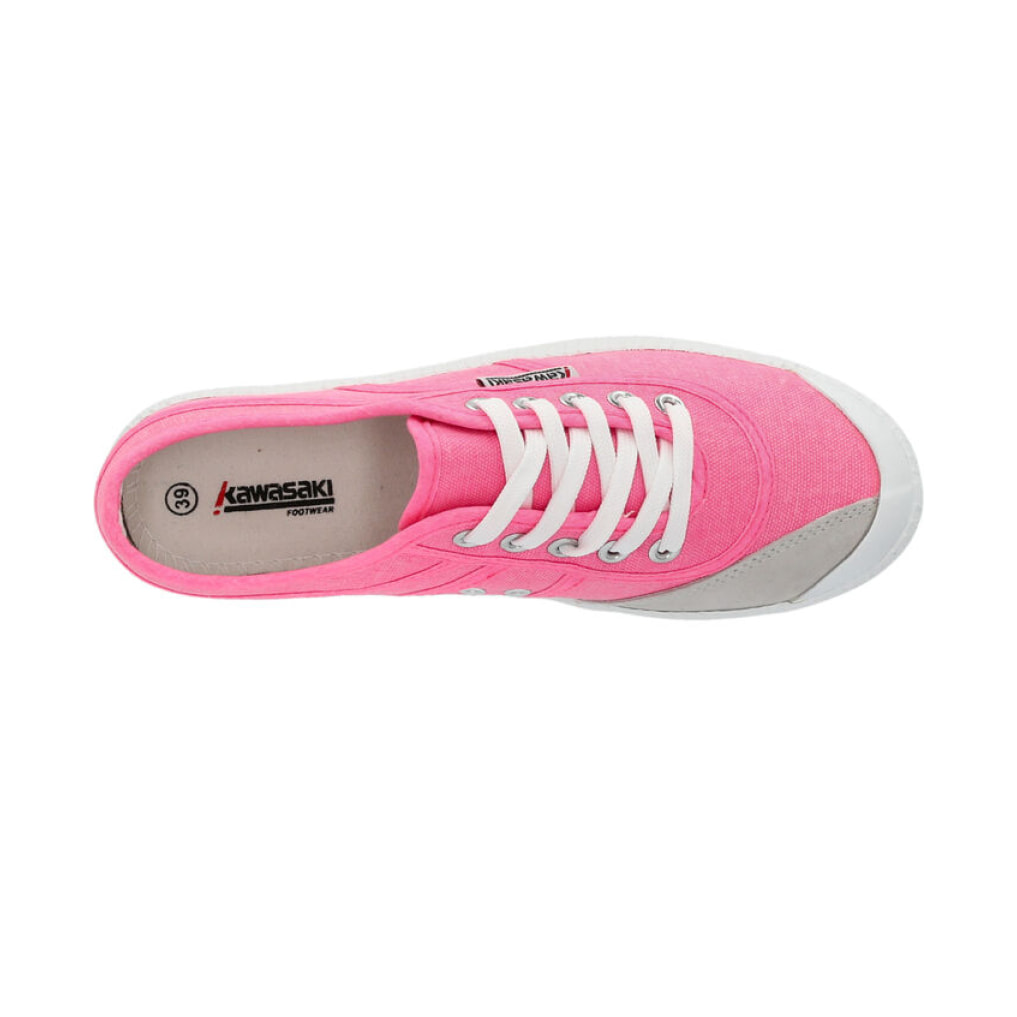 Zapatillas Sneaker Unisex - KAWASAKI Original Neon Canvas shoe K202428-ES 4014 Knockout Pink