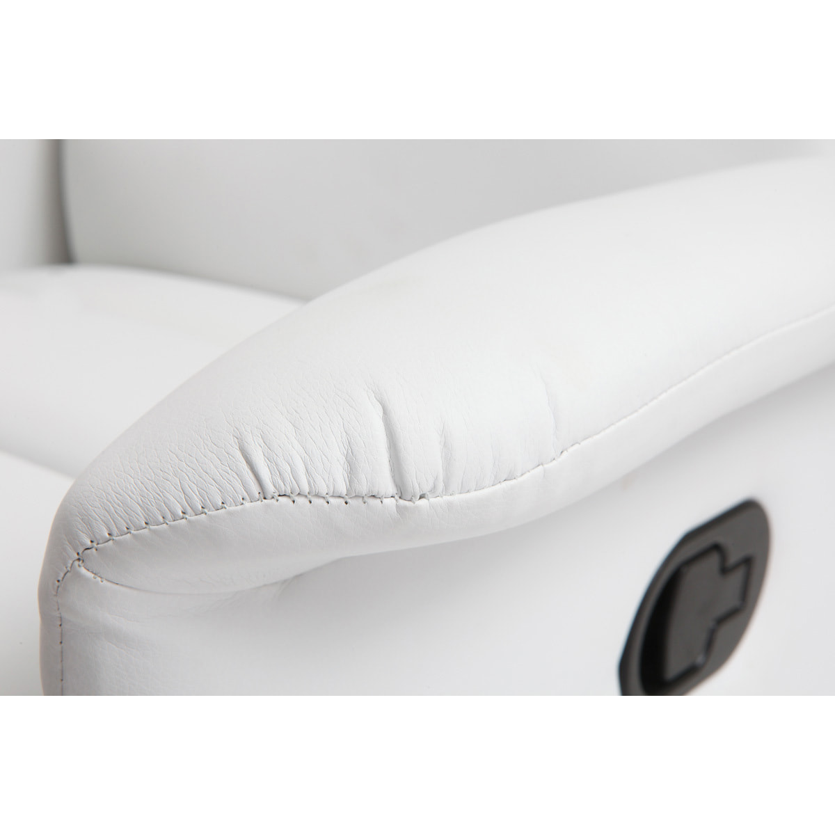 Fauteuil relax manuel blanc NELSON