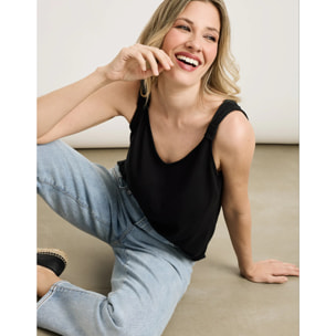 Camiseta Tirantes Negro - Daxin