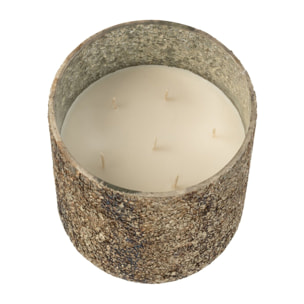 J-Line bougie parfumée Luxuria - Cookie Crunch - verre - bronze - large - 80H