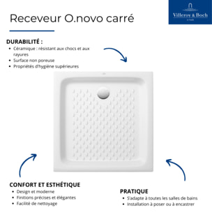 Pack receveur O Novo + Kit d'étanchéité WEDI