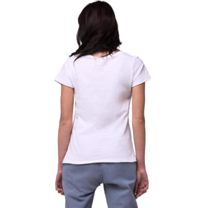 Camiseta de mujer Leone Azul de manga corta