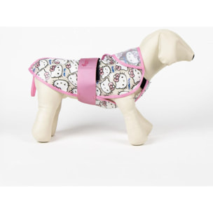 Impermeable Ajustable Para Perro Ajustable Hello Kitty