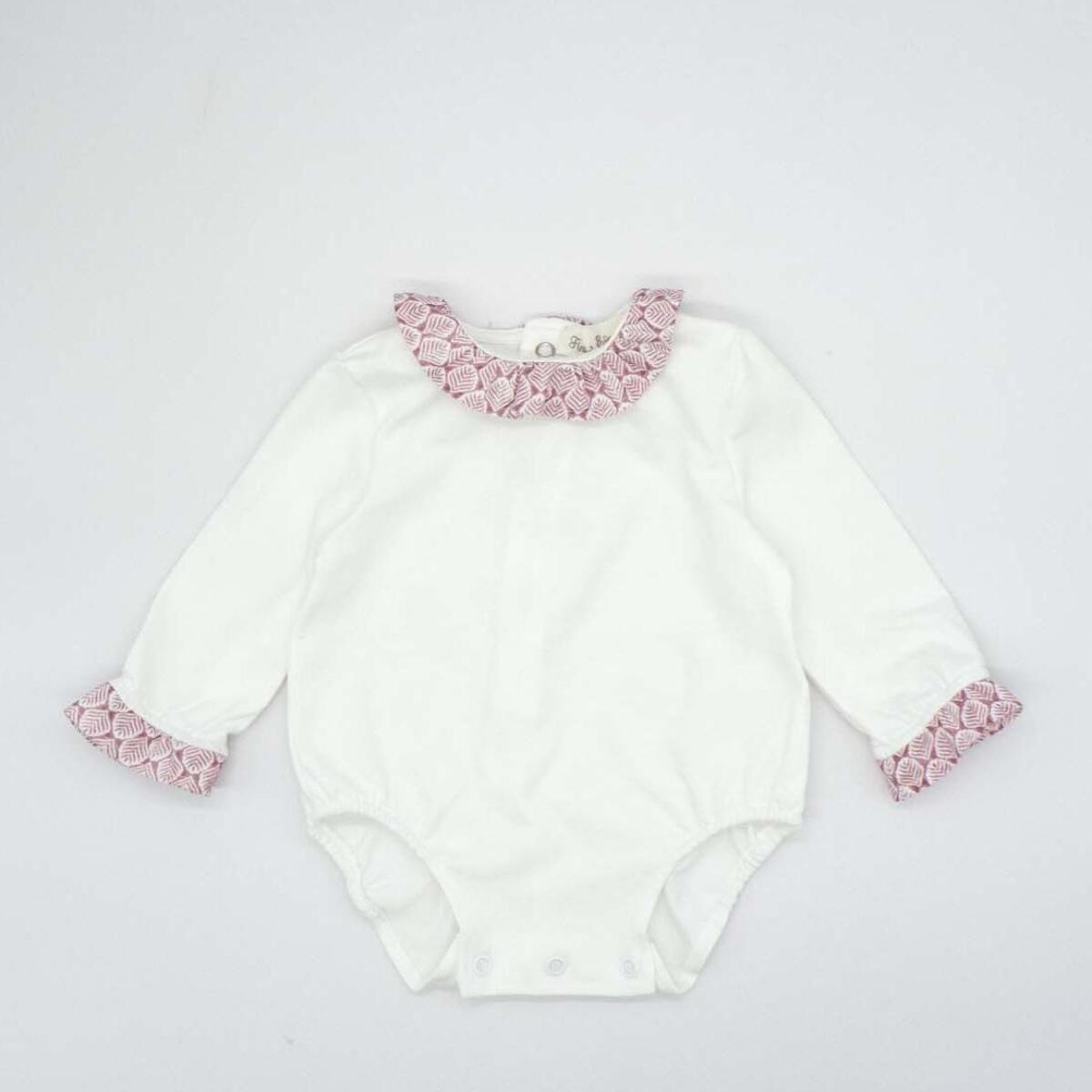 Body con volante estampado