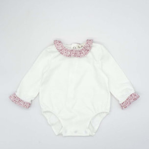 Body con volante estampado