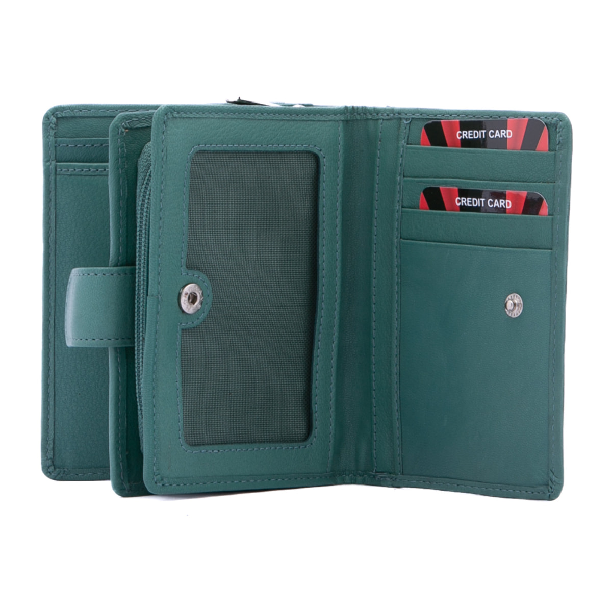 Portafoglio  da donna ecopelle Prodotto Vegano 13x9,5x4 cm