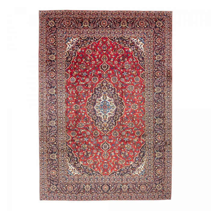 Tapis d'orient au motif oriental, noué main en laine, ABOMIR