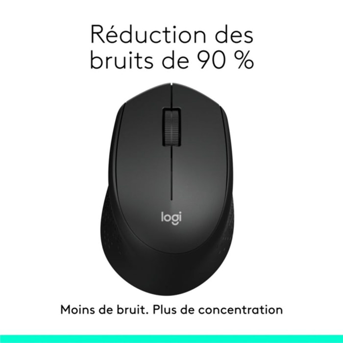 Souris sans fil LOGITECH M330 SILENT PLUS Noir