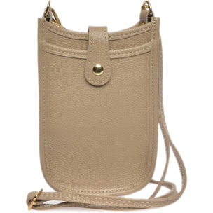 Borsa a spalla Anna Luchini Beige