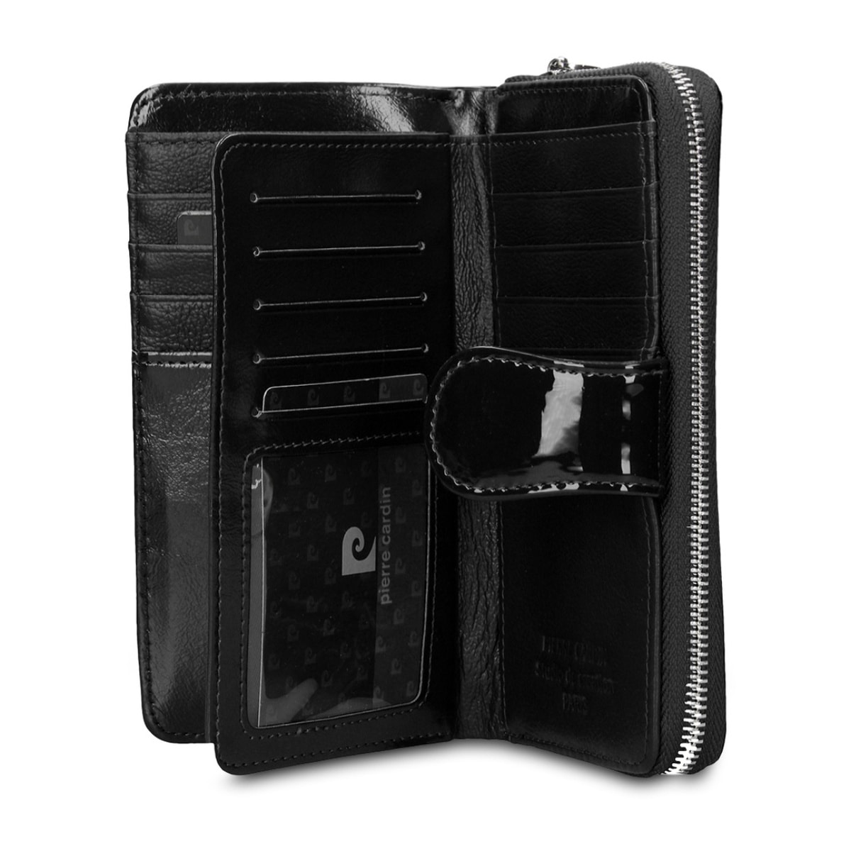 Portafoglio donna vera pelle - Modello Erisia Plus - Casual - 9.0 x 17.0 x 3.5 cm