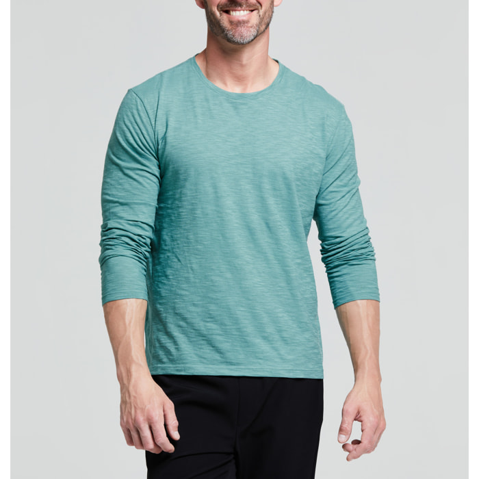 MAGLIA UOMO MANICA LUNGA COTONE FIAMMATO