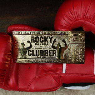 Rocky 3 Replica Biglietto del Campionato Mondiale Dei Pesi Massimi (Placcato in Oro) Fanattik