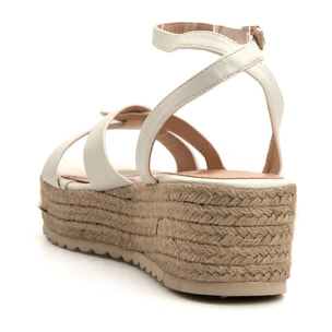 Sandalo urban platform - BIANCO