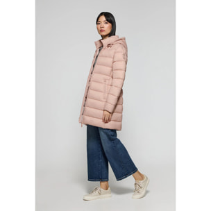 Cappotto ultraleggero Suzette rosa pallido con toppa Rigby Go