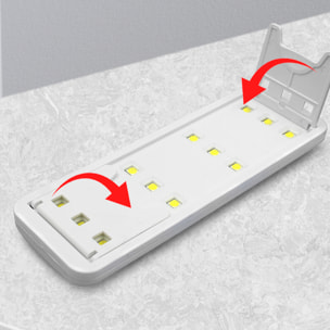 Lampada asciuga unghie UV ultravioletta con batteria incorporata. Per smalti speciali tipo semipermanente, acrilici, ecc.