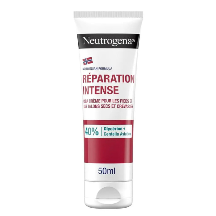 Réparation Intense - NEUTROGENA® Crème Pieds Talons Crevassés 50 ml
