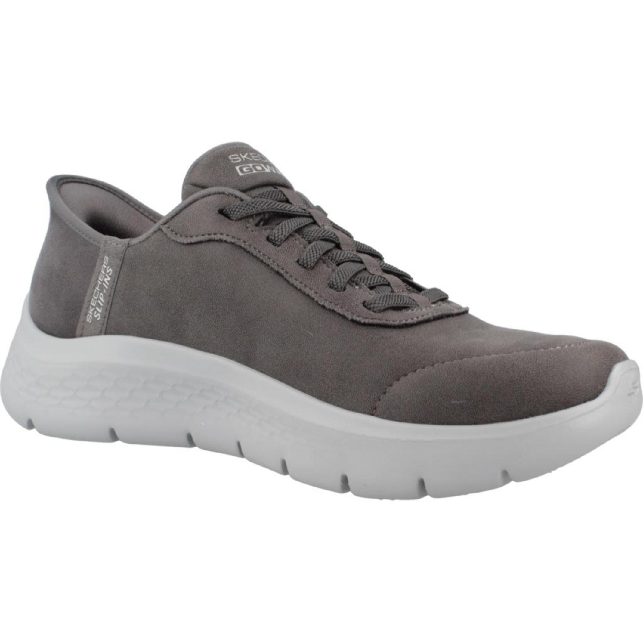 Sneakers De  Mujer Go Walk Flex - Mali Slip-ins Gris