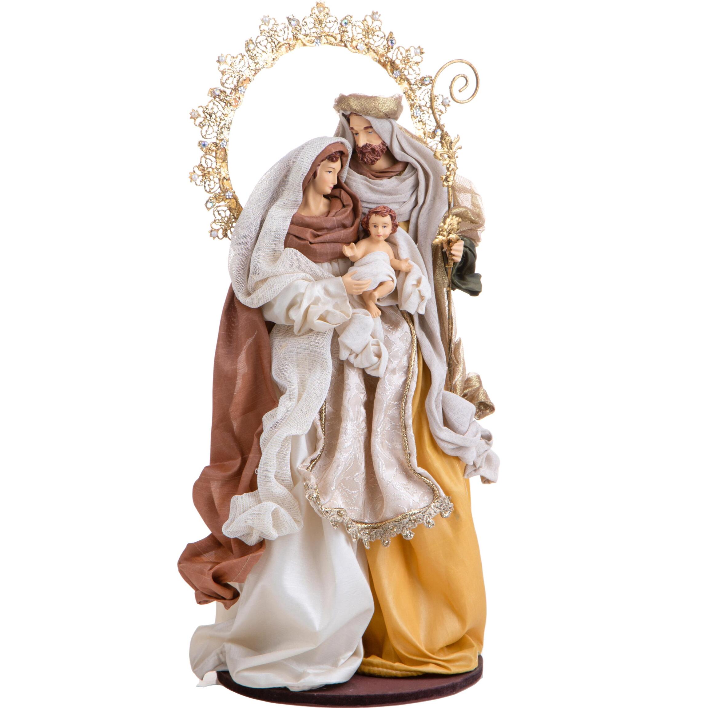 Natività con base rotonda - Pezzi 1 - MARRONE - Bianchi Dino SpA