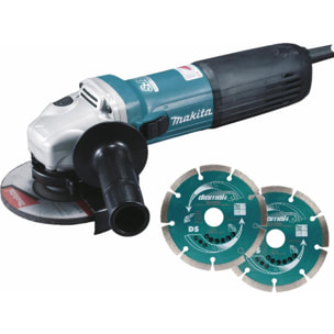 Meuleuse Ø 125 mm 1400 W - MAKITA - avec kit d'accessoires - MakPac - GA5040CJD