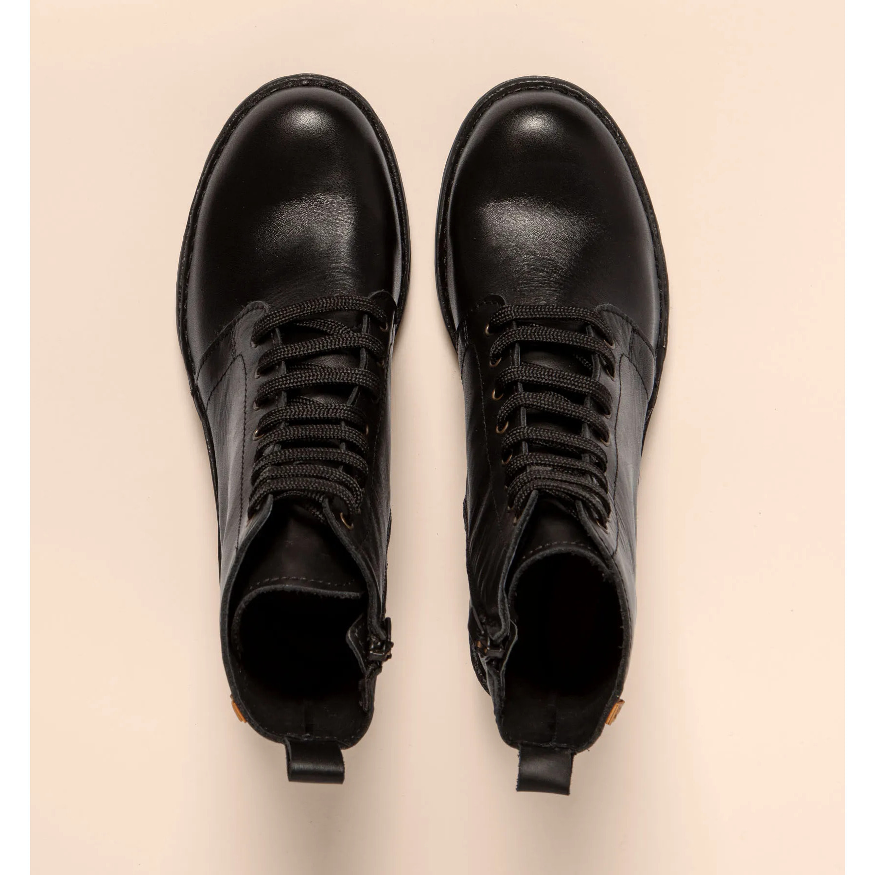 Botines con tacón N5660S SOFT NAPPA BLACK / TICINO color Black