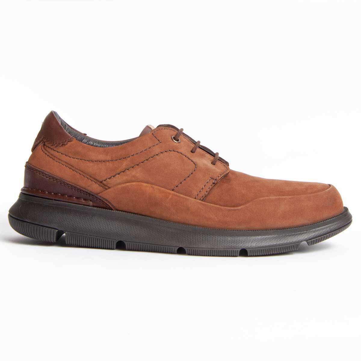 Zapato Oxford De Piel - Marron