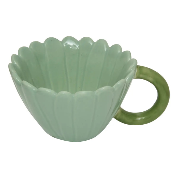 Mug Fleur de rose céramique 20cl