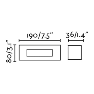 DART RCT Empotrable blanco 3000K