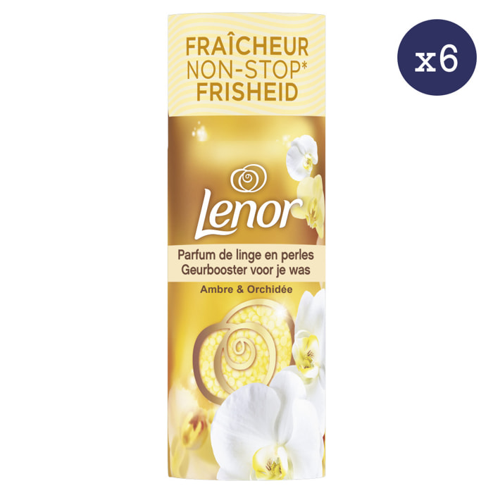 6x14 Lavages Ambre et Orchidée - Parfum de Linge Lenor