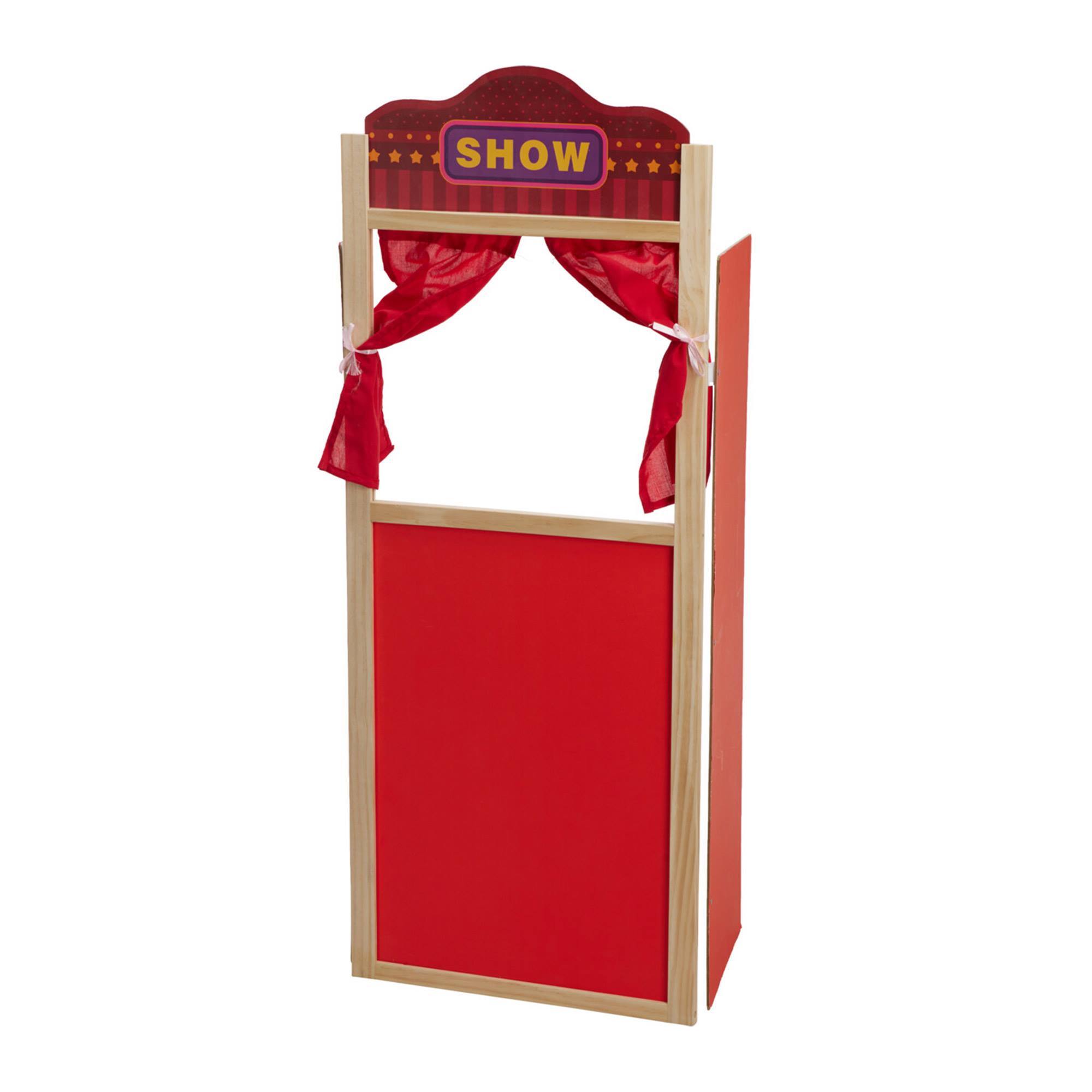 Juguete de madera. Teatro infantil 77,4x38,7x90cm