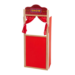 Juguete de madera. Teatro infantil 77,4x38,7x90cm