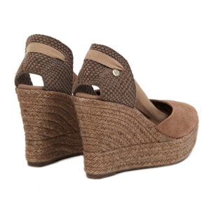 Sandalias de Cuña para Mujer - LA VALETA CHARLENE Taupe