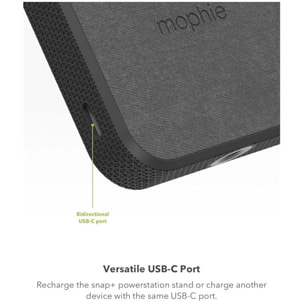 Batterie externe MOPHIE 10000 mAh noir sans fil