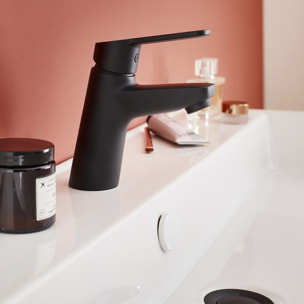 Lot de 2 mitigeurs lavabo Aimé avec vidage noir