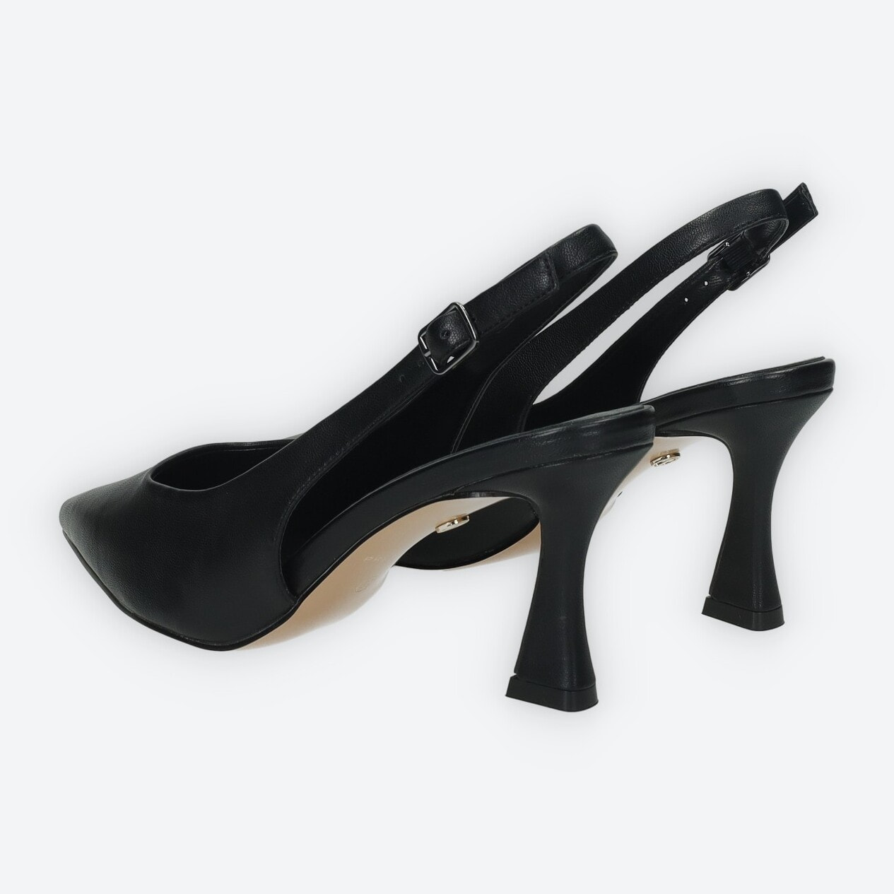 Décolleté sling back Donna Tata Italia Nero