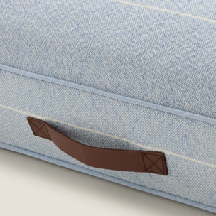 Funda cojín palet rayas Bolrichi color azul