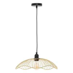 Suspension "Galt" doré D34cm