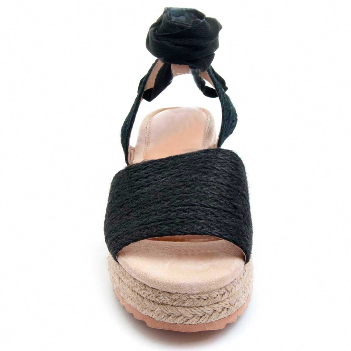 Sandalias de Plataforma - Negro - Altura: 5 cm