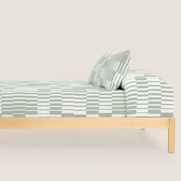 Colcha Bouti Estampada - 2/3 Piezas - 100% Poliéster - Microfibra - 70 gr/m² - Marcos Green