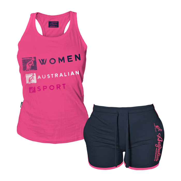 Completo Homewear Donna Corto AUSTRALIAN Cotone