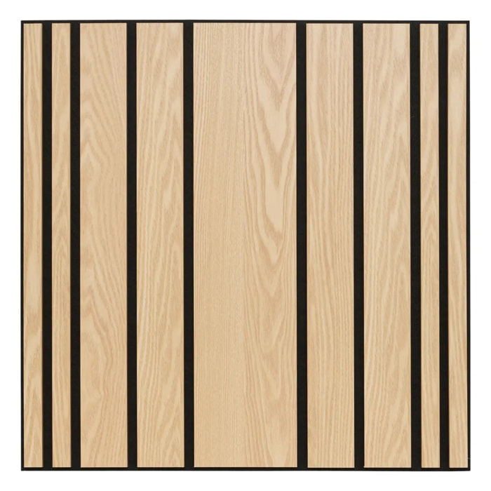 Panneau décoratif mural Colva beige fond noir 60x60cm