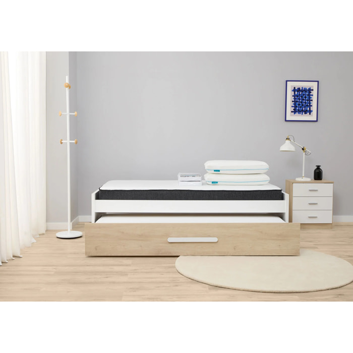 Cama Nido Marmota - Dos Camas de 90 o Cama + Cajón de almacenaje - Práctica y Robusta