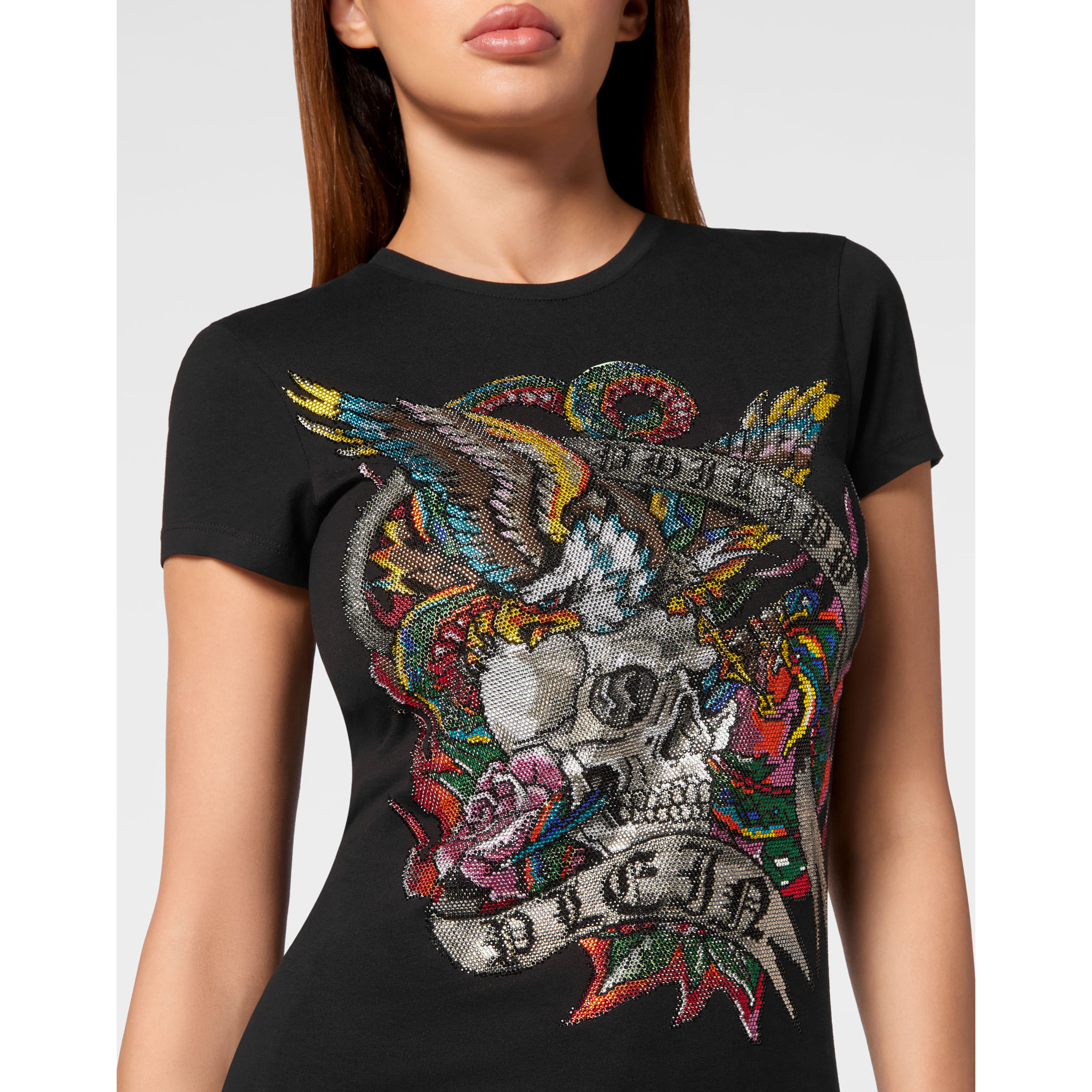 PHILIPP PLEIN Camiseta Cuello Redondo TATTOO